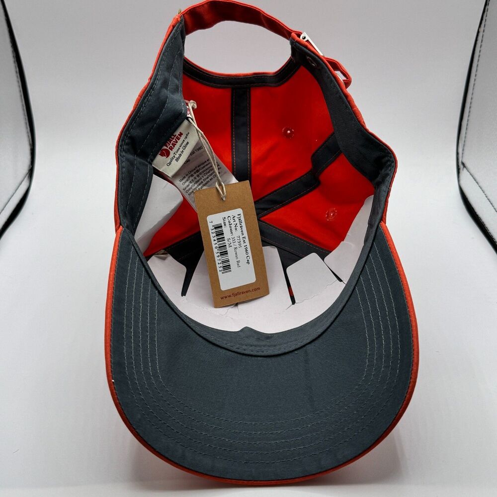 Fjallraven Cap - Fjallraven Est 1960 ca Terracotta Brown S/M - Picture 3 of 7